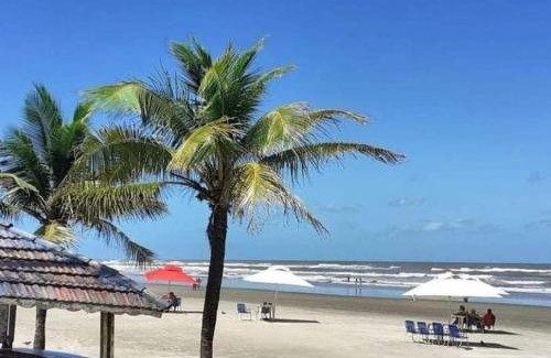 Mongagua Apartamento | Kitnet Centro Mongaguá Beira Mar - com garagem