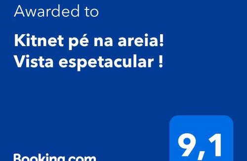 Sao Vicente Apartamento | Kitnet pé na areia! Vista espetacular !