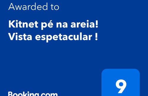 Sao Vicente Apartamento | Kitnet pé na areia! Vista espetacular !