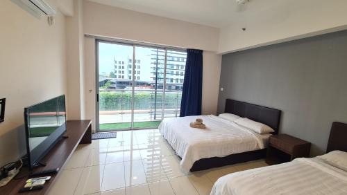 Tanjung Aru Apartamento | KK Aeropod Corner unit A near Airport and City Free Parking