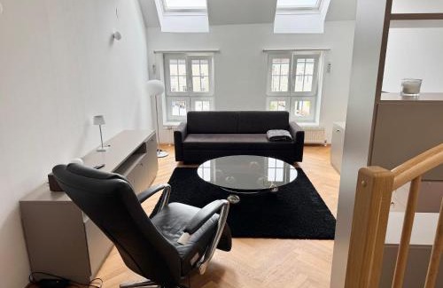 Sankt Polten Apartamento | Klimatisierte Luxus-Dachterrassenwohnung im Zentrum