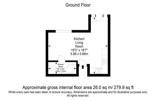 Bognor Regis Apartamento | Knighton Chambers, Bognor Regis - Brand new studio