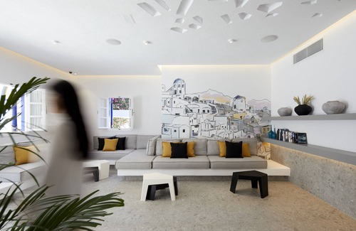Perissa Hotel | Kouros Village Hotel - Adults Only