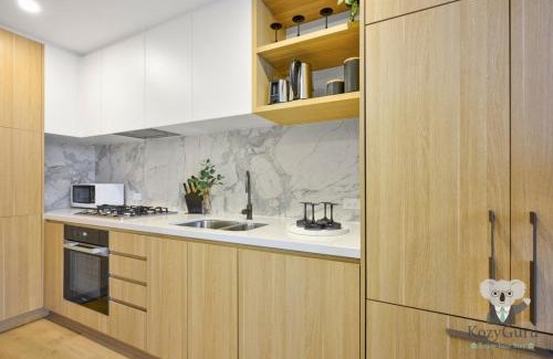 Moonee Ponds Apartamento | KozyGuru | Moonee Ponds | Modern 1 Bed Apt Parking