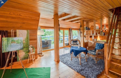 Heringsdorf Casa | Kreativhaus am See - Traumhaftes, Familienfreundliches Ferienhaus mit Seeblick für 8 Personen