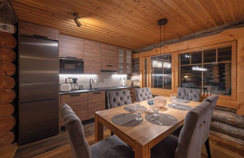 Saariselka Cabaña | Kuukkeli Log Houses Villa Aurora (Pupula)