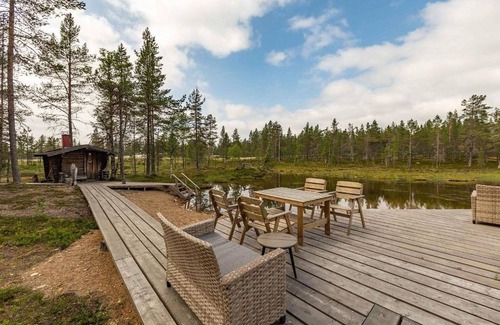 Saariselka Cabaña | Kuukkeli Log Houses Villa Aurora (Pupula)