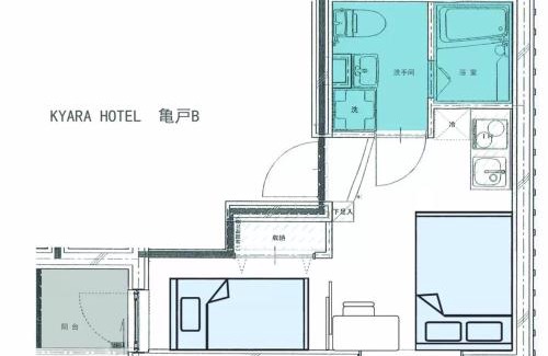 Kameido Casa | KYARA Hotel 亀戸402