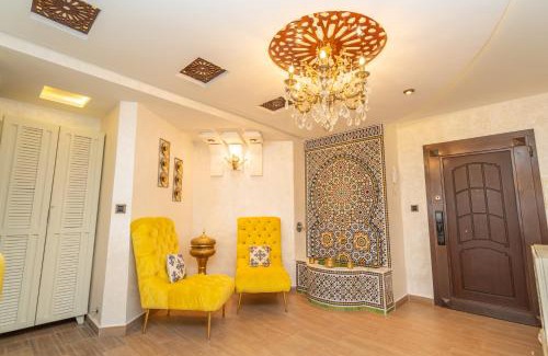 Quartier Mozart Apartamento | L'étoile de Tanger - Jacuzzi - Proche plage & Corniche - Appartement Chic et Moderne - Jusqu'à 8 personnes - AC, WIFI, IPTV