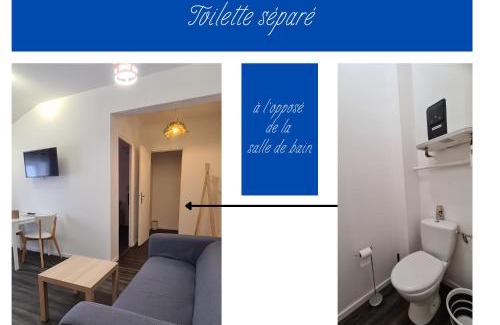 Cœur de Ville Apartamento | L'Accalmie 3- Central- Entièrement rénové