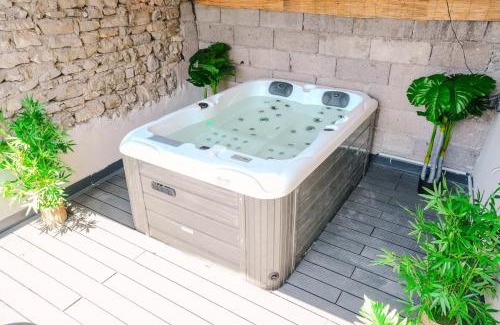 Pont-du-Chateau Casa | L'Amazone - Jungle Room avec Jacuzzi