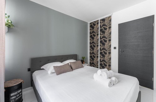 Part Dieu - Bir Hakeim Apartamento | L'Amharique - À Lyon, 5min de la gare Part-Dieu