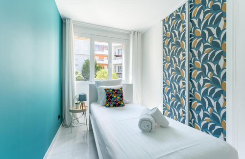 Part Dieu - Bir Hakeim Apartamento | L'Amharique - À Lyon, 5min de la gare Part-Dieu