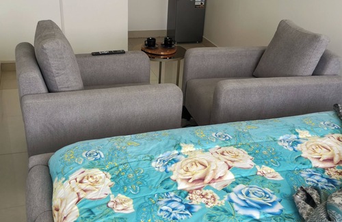 Point E Apartamento | L'appartement African Chic de 4 Chambres sdb