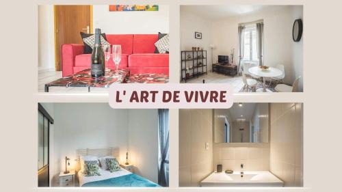 Troyes Apartamento | L' Art de Vivre - 3 min Hypercentre - 4 personnes
