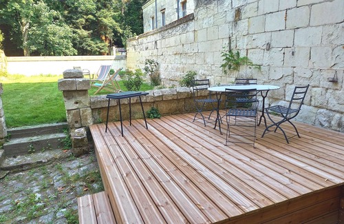 Saumur Apartamento | L'eau Reine - Saumur Centre Avec Jardin