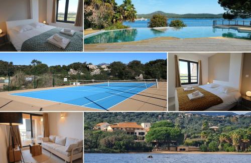 Pianotolli-Caldarello Apartamento | L'Envol - T3 vue mer avec piscine et plage privée