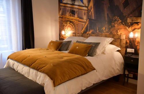 Quartier Vieux Marche-Cathedrale Apartamento | L'escale du Gros-Horloge une parenthèse prestigieuse au coeur de Rouen