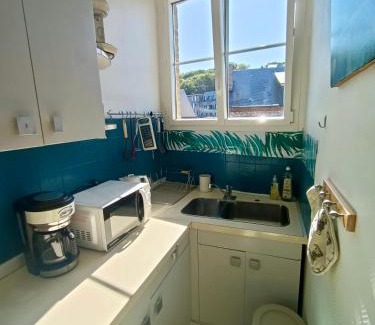 Veules-les-Roses Apartamento | L'escale Jolie appartement avec vue mer