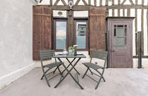 Gare-Jouvenet Apartamento | L'escale normande - Terrasse - Gare