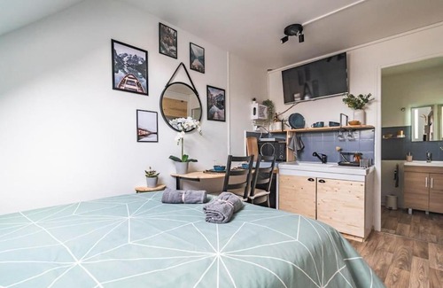 Laon Sud Apartamento | L'escale studio proche de la gare