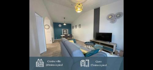 La Rochelle Apartamento | L'escapade de Rompsay Cosy & Moderne