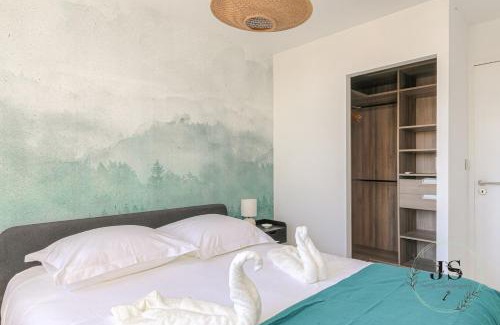 Decines-Charpieu Apartamento | L'Escapade Stadium - T4 familial climatisé