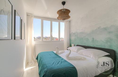 Decines-Charpieu Apartamento | L'Escapade Stadium - T4 familial climatisé
