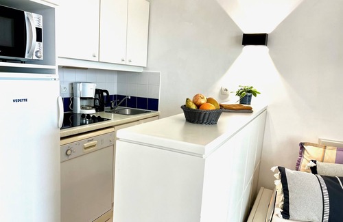 Chateau-d'Olonne Apartamento | L'Estran-Apartamento-Familiar-Baño con bañera-Vista al mar