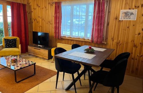 Evolene Apartamento | L'Hérensarde, bel appartement avec jardin-terrasse et garage