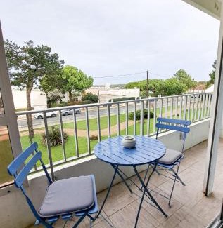 Saint-Georges-de-Didonne Apartamento | L'Océanic - APPARTEMENT VUE MER, 50m DE LA PLAGE, RÉSIDENCE, TERRAIN DE TENNIS, WIFI