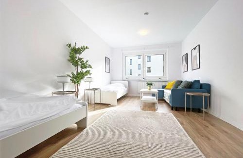 Wiederitzsch Apartamento | L21-Apartment Leipzig Nord, 3 Zimmer, 8 Personen, Standardisierte Ausstattung, ideal für Reisende, Pendler, Familien
