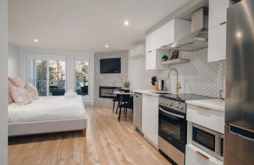 Mont-Tremblant Village Apartamento | LAÖ Loft Tremblant #106 - KING size Bed
