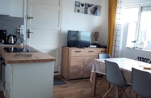 Ambleteuse Apartamento | La Bassure de Baas-Apartamento-Tradicional-Baño con bañera-Vista al Mar