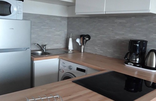 Ambleteuse Apartamento | La Bassure de Baas-Apartamento-Tradicional-Baño con bañera-Vista al Mar