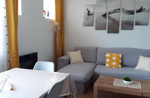 Ambleteuse Apartamento | La Bassure de Baas-Apartamento-Tradicional-Baño con bañera-Vista al Mar