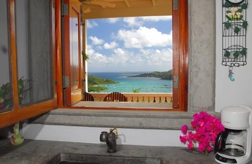 Maho Bay Quarter Casa | La Bella Villa (2HAB / 2BA) Excelentes vistas, piscina espectacular, villa mágica.