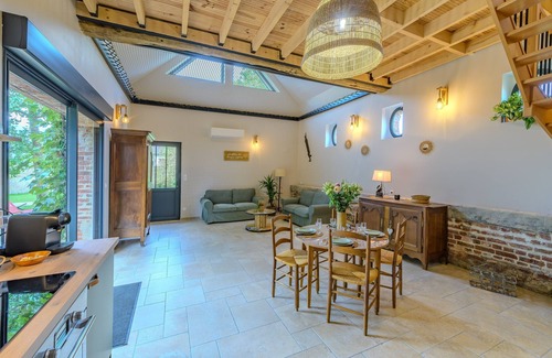 Marcy-sous-Marle Casa | La Bergerie des 2 Tilleuls - Maison avec jacuzzi