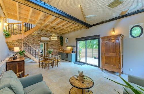 Marcy-sous-Marle Casa | La Bergerie des 2 Tilleuls - Maison avec jacuzzi