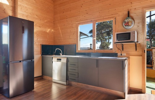 Las Vegas Cabina | 'La Cabaña El Refugio De Las Vegas' con vistas a la montaña, Wi-Fi y aire acondicionado.