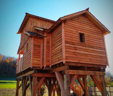 Courchavon Casa | La cabane au bain perché