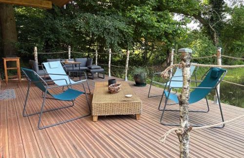 La Celle-sous-Gouzon Chalet De Esquí | La cabane sur l'étang