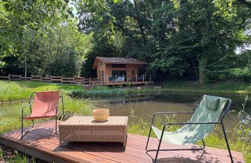 La Celle-sous-Gouzon Chalet De Esquí | La cabane sur l'étang