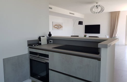 Falicon Apartamento | La Consolate: 5* apartment, 90m2 terrace, panoramic sea view, private Jacuzzi