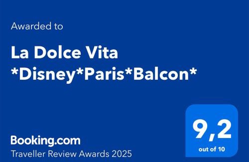Magny-le-Hongre Apartamento | La Dolce Vita *Disney*Paris*Balcon*