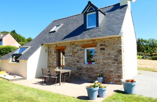 Crozon Cabaña | Gîte-Romántico-Habitación con desagüe-Vista al Mar