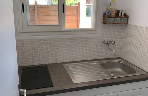 Lesperon Apartamento | 'La Dune - Domaine Des Landes' con piscina compartida, terraza privada cubierta y jardín compartido