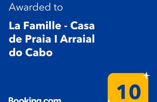 Arraial do Cabo Casa | La Famille - Casa com Piscina, Jacuzzi, Jardim e próximo a Praia