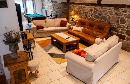 Rupt-sur-Moselle Casa | La Ferme 1807 Vosges, jacuzzi, sauna, pétanque