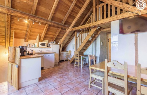 Albiez-le-Vieux Casa | LA Ferme DU Soleil - Combles